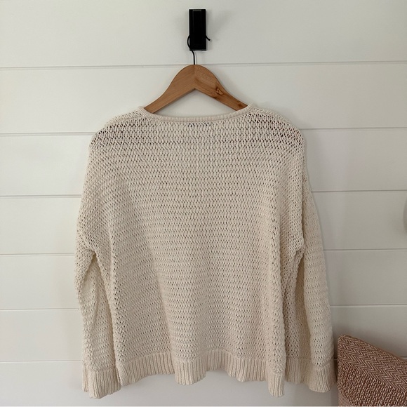 ✔️SOLD Madewell Loose Knit V-Neck - Picture 2 of 5